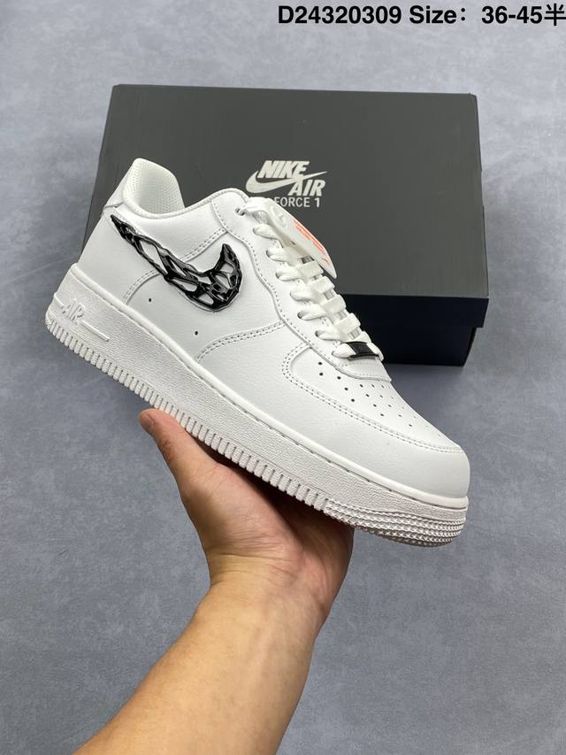 220 公司级Nike Air Force 1 Low 毒液 空军一号低帮运动休闲板鞋 原楦头原纸板 打造纯正空军版型 专注外贸渠道 全掌内置蜂窝气垫 原盒配件