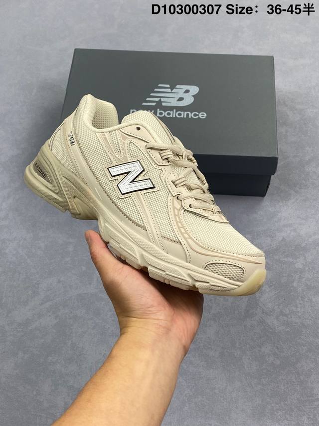 210 【公司级】New Balance Mr740 Nb新百伦系列复古老爹风休闲运动慢跑鞋。采用轻质牛剖革拼接透气网眼衬垫织物鞋面材质 T-Beam大底提供足