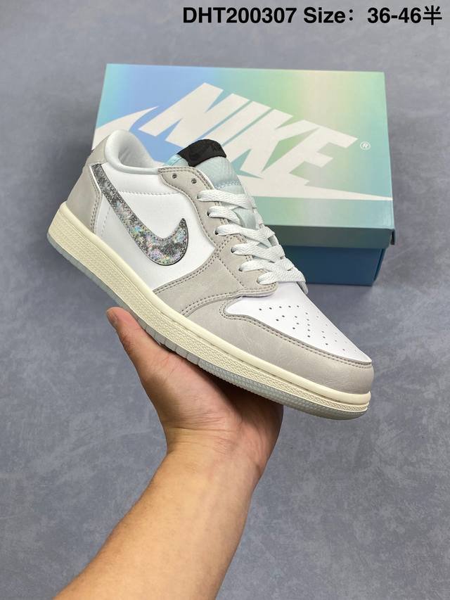 140 【公司级】耐克 乔丹Air Jordan 1 Low Aj1 乔1 乔丹1代Aj1 低帮复古文化休闲运动篮球鞋。该鞋款从 1985 年元年款汲取设计灵感