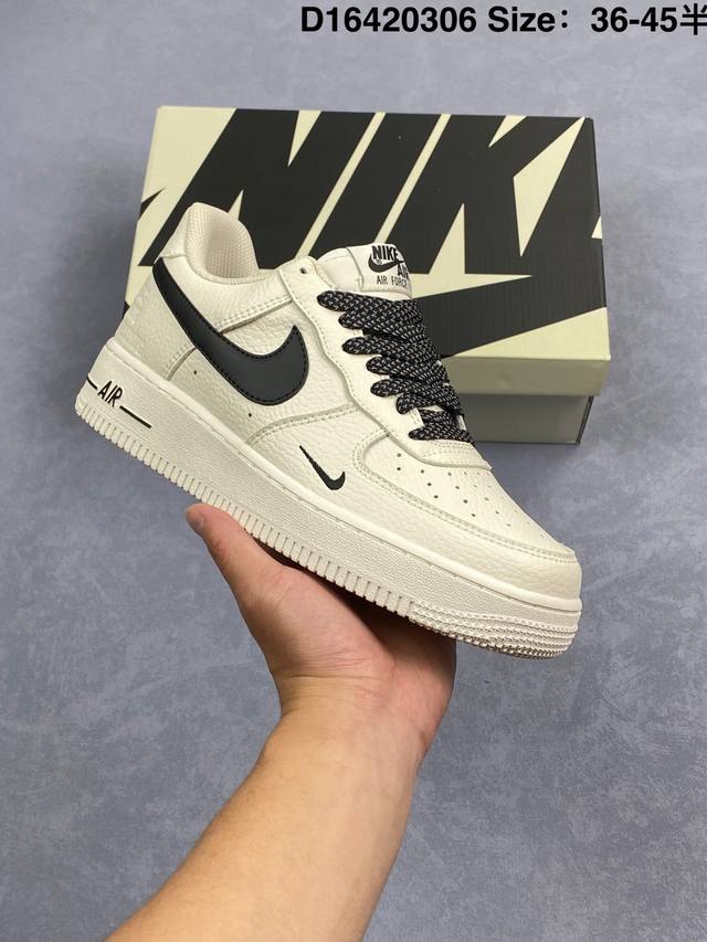 290 Nike Air Force 1 Low’07 空军一号低帮休闲板鞋 定制皮料 原楦原纸板 纯正空军版型 内置全掌气垫 货号：男 Cw2288-114 - 点击图像关闭