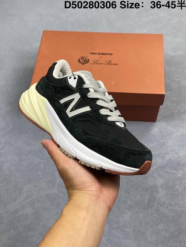 200 Loro Piana X New Balance 990 V6 货号：U990Lo6 / U990Lp20 Nb 联名款 黑白 Size：36 37 3