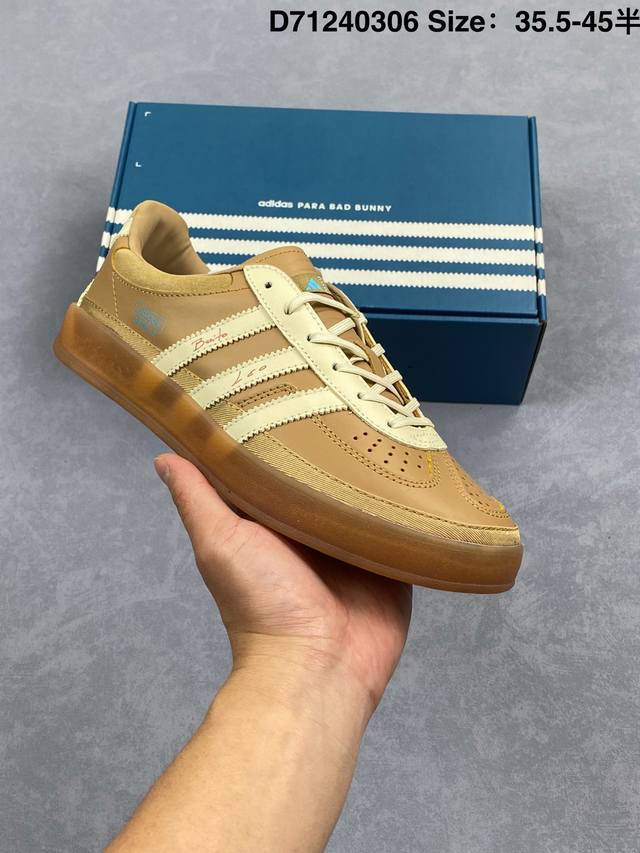 170 Adidas Originals Gazelle Indoor 三叶草休闲防滑耐磨低帮板鞋 纯原版本 鞋头出色设计 塑就出众贴合感 稳固的后跟贴合足部曲