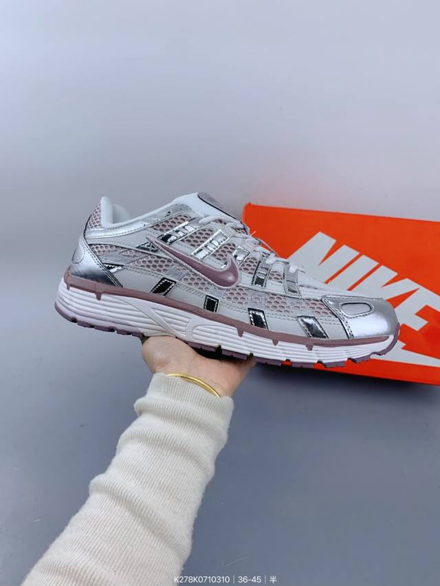 ：160 耐克Nike W P-6000 逐太梦空列系复老古爹风休闲动运舒跑适鞋 Size：如图 编码：K278K0710310