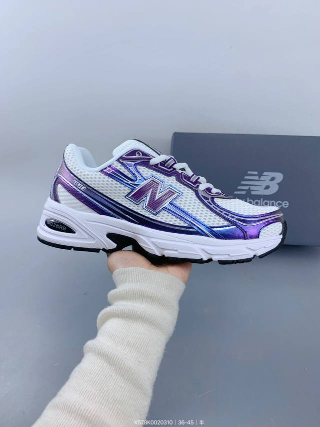 ：200 New Balance Nb 740 舒适百搭 Cny “Year Of The Snake”耐磨支撑平衡轻便增高 低帮跑步鞋 男女同款 Size：如