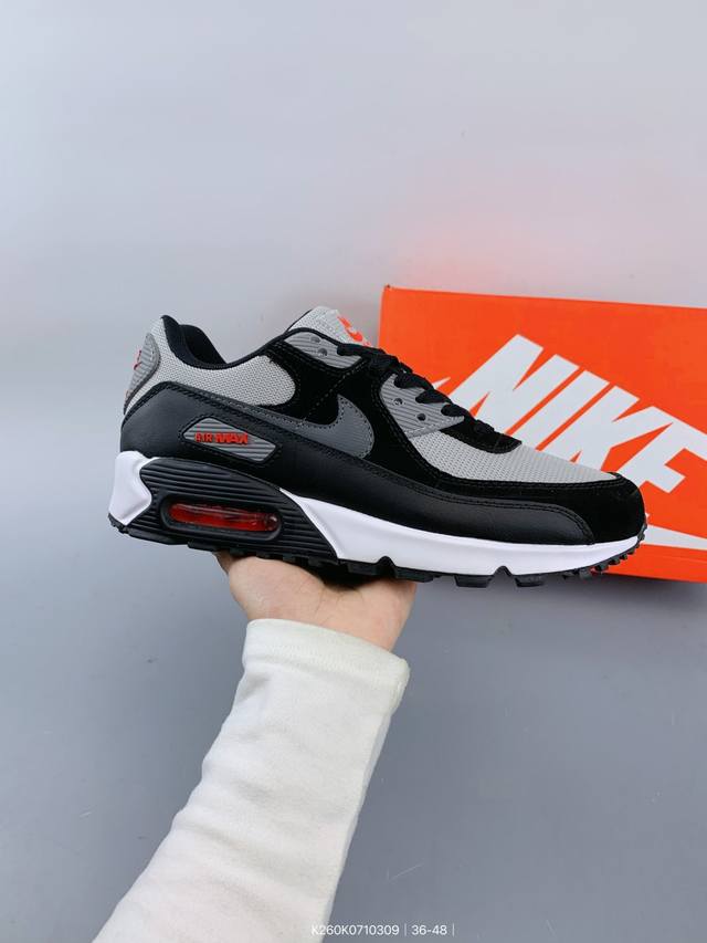 ：160 耐克Nike Air Max 90 经典复古小气垫缓震跑鞋 Size：如图 编码：K260K0710309 - 点击图像关闭