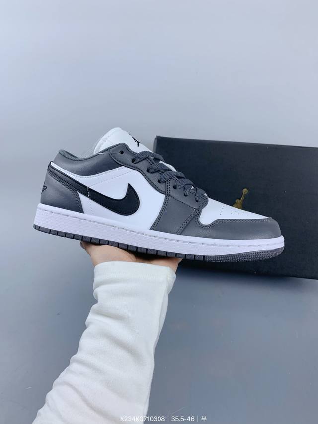 ：160 耐克Nike Air Jordan 1 Low”Chicago“Aj1乔丹一代低帮经典复古文化休闲运动篮球鞋采用软质牛培皮革鞋面材质#中底注胶孔内置真