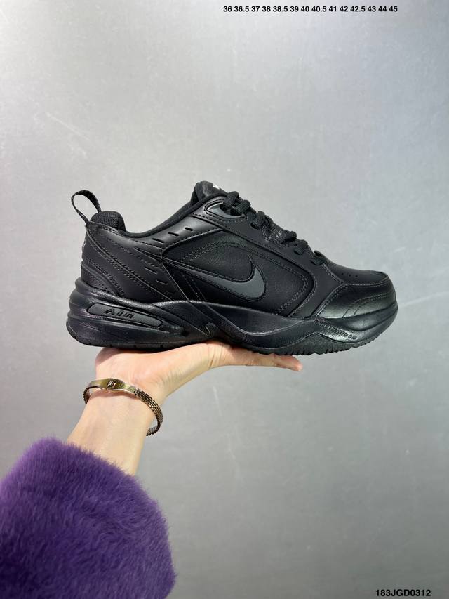 160 公司级Nike Air Monarch 皮革 日常百搭 減震防滑 低帮生活休闲鞋 货号:415445 102 尺码:36 36.5 37.5 38 38 - 点击图像关闭