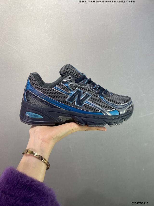 200 公司级New Baillon Nb740新百伦 Nb 皮革拼接抗磨底休闲复古运动跑步鞋 货号：Mr740S D尺码：36～45带半码 编码：020Jyd - 点击图像关闭