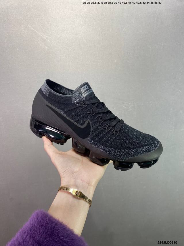 230 公司级Nike Air Vapormax Flyknit 2.0 原装版本 二代大气垫百搭慢跑鞋#进口针织机台 原面打造坚挺科技针织#公司原底气垫 细