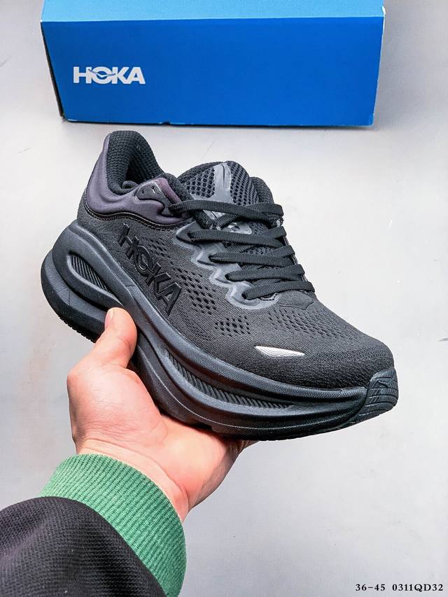 220 Hoka One One Bondi 9 余文乐同款 新款缓震跑鞋 万众期待的Bondi系列终于迎来了更新，作为Hoka缓震跑鞋的杠把子，Bondi缓震 - 点击图像关闭