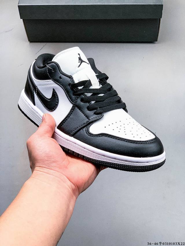 160 头层真标！耐克Nike Air Jordan Low 1 乔1低帮经典休闲板鞋 0310103X22 - 点击图像关闭