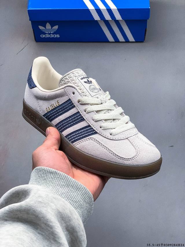 170 真标半码！阿迪达斯Adidas Gazelle 低帮复古百搭休闲运动板鞋 0309284H24 - 点击图像关闭