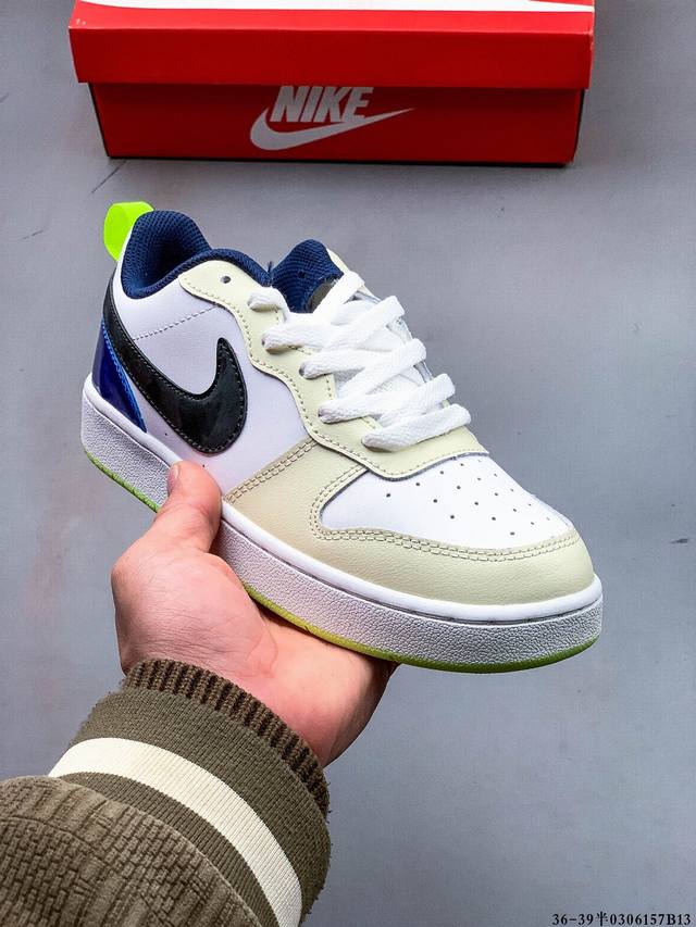 100 耐克 Nike Court Borough Low 低帮百搭休闲运动鞋 0306157B13