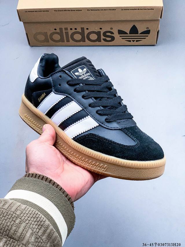 140 阿迪达斯Adidas Samba Xlg 厚底低帮复古板鞋 0307313H20 - 点击图像关闭