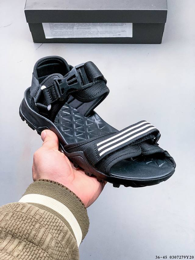 集图 140 Adidas阿迪达斯Cyprex Ultra Sandal Dlx 夏季新款户外凉鞋 0307279Y20