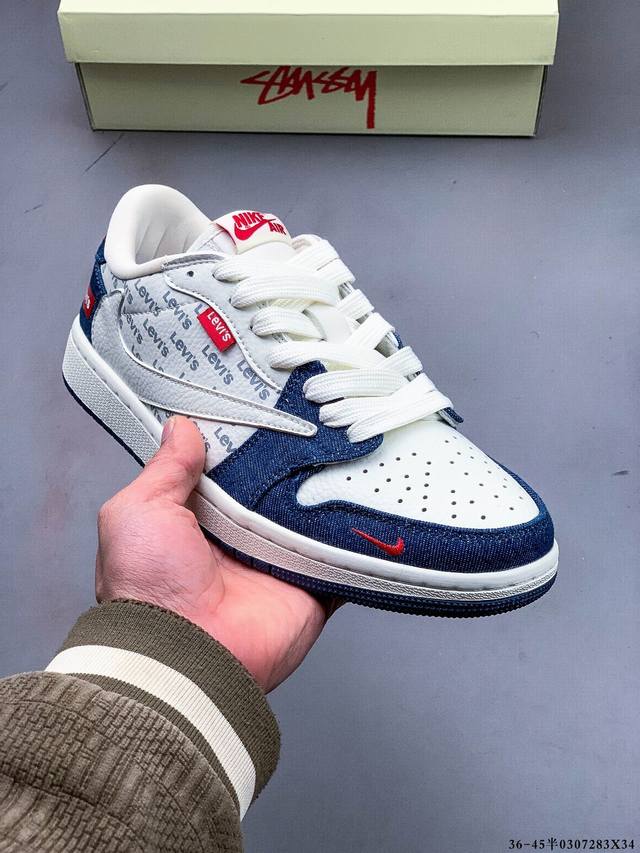 230 公司级头层！耐克Nike Air Jordan 1 Low Aj1乔1 倒勾低帮潮流缓运动休闲板鞋。Aj1 低帮拼接 完美版型真头层牛皮# 内置缓震气垫