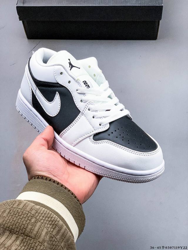 集图 160 真标半码！耐克Nike Air Jordan Low 1 乔1低帮经典休闲板鞋 0307119Y22