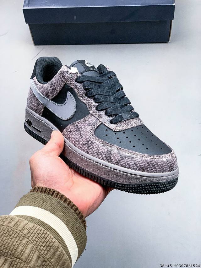 170 真标半码！耐克Nike Air Force 1 Low 空军一号低帮经典百搭休闲板鞋 0307861S24