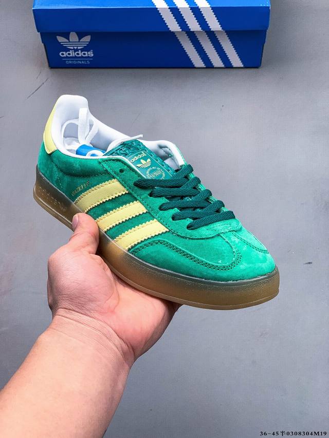 140 真标半码！阿迪达斯Adidas Gazelle 低帮复古百搭休闲运动板鞋 0308304M19