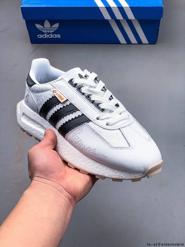 200 阿迪达斯Adidas Retropy E5阿迪新款运动休闲爆米花 三叶草 厚底 跑鞋 新款低帮经典运动鞋以70年代经典跑步鞋为灵感 新鲜演绎复古造型 搭 - 点击图像关闭