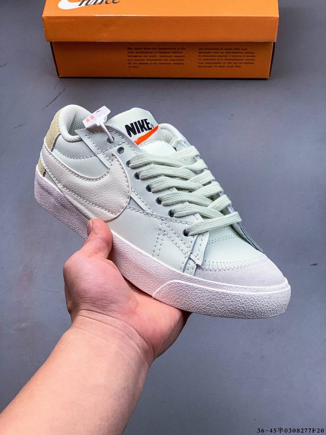 集图 140 耐克Nike Blazer Low'77 Vntg We 经典开拓者大勾低帮百搭休闲运动板鞋 0308277F20