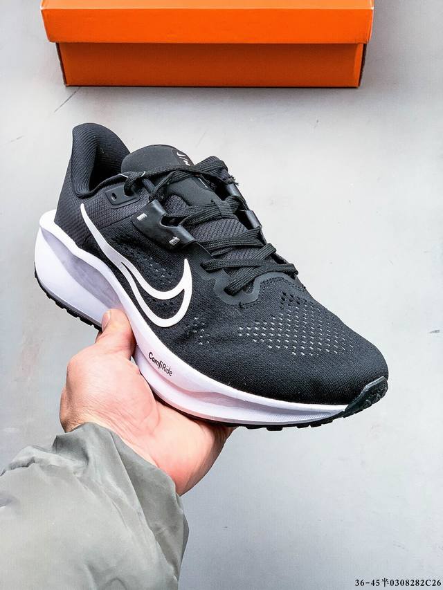 180 公司级！Nike Quest 6极速6代网面透气 时尚休闲跑步鞋 简约高科技设计采用多层材料，为双足带来凉爽感受和稳固体验时尚鞋面搭配中足包覆设计，提供