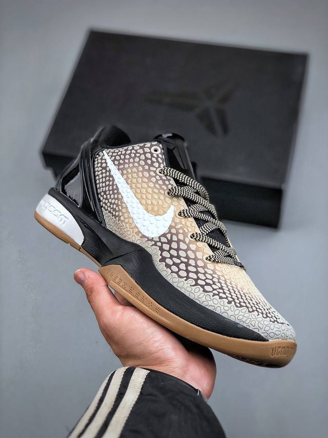 410支持放店 Nike Zoom Kobe 6 男子实战篮球鞋信仰绝不减配 独家原厂配套碳板 飞机航天舱专属碳纤维原材 市售唯一Protro复刻版开发货品 独