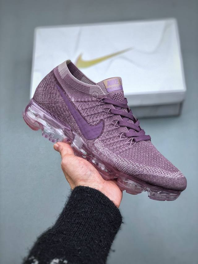 350支持放店 Nike Air Vapormax Flyknit 1.0 Max2018 初代全掌大气垫飞织低帮百搭休闲运动慢跑鞋 原楦原纸版开发，采用德产斯