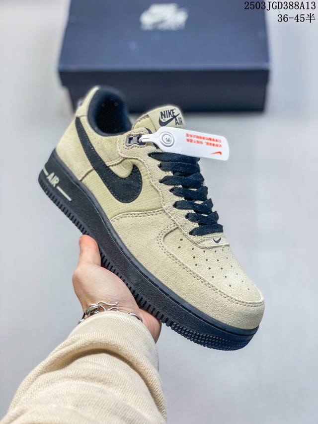 160 真标带半码 Af1耐克 Nike Air Force 1 ‘07 Low 空军一号 厚底增高百搭运动板鞋 原楦头原纸板 打造纯正空军版型，专注外贸渠道