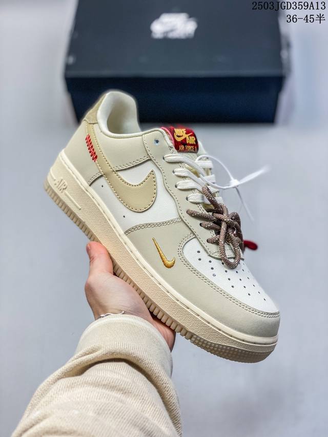 160 真标带半码 Af1耐克 Nike Air Force 1 ‘07 Low 空军一号 厚底增高百搭运动板鞋 原楦头原纸板 打造纯正空军版型，专注外贸渠道 - 点击图像关闭