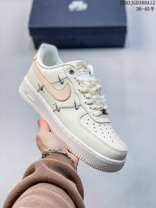 160 公司级 Af1耐克 Nike Air Force 1 ‘07 Low 空军一号 厚底增高百搭运动板鞋 原楦头原纸板 打造纯正空军版型，专注外贸渠道 全掌