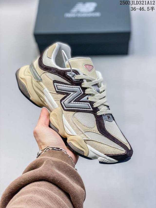 230 Newbalance Nb 9060潮流复古减震防滑耐磨低帮 运动休闲鞋 男女同款浅灰色鞋身设计采用复古拼接鞋面，复古兼具匠心，细节彰显品质。中底柔软轻 - 点击图像关闭