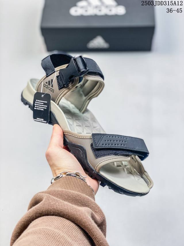 130 Adidas阿迪达斯Cyprex Ultra Sandal Dlx户外凉鞋 尺码：见图 编码：03Jdd315A12 - 点击图像关闭