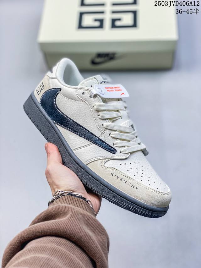 220 海外爆款限量发售！公司级 Travis Scott X Fragment Design X Jordan Air Jordan 1 Low Og Sp