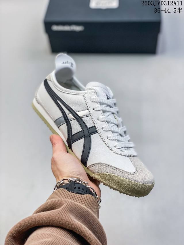 220 头层公司级真标带半码！ Asics Onitsuka Tiger 亚瑟士 鬼冢虎 清晰显眼 配加软鞋垫 脚感舒适度爆满 原膜原料生产 鞋底平底耐磨防滑显 - 点击图像关闭