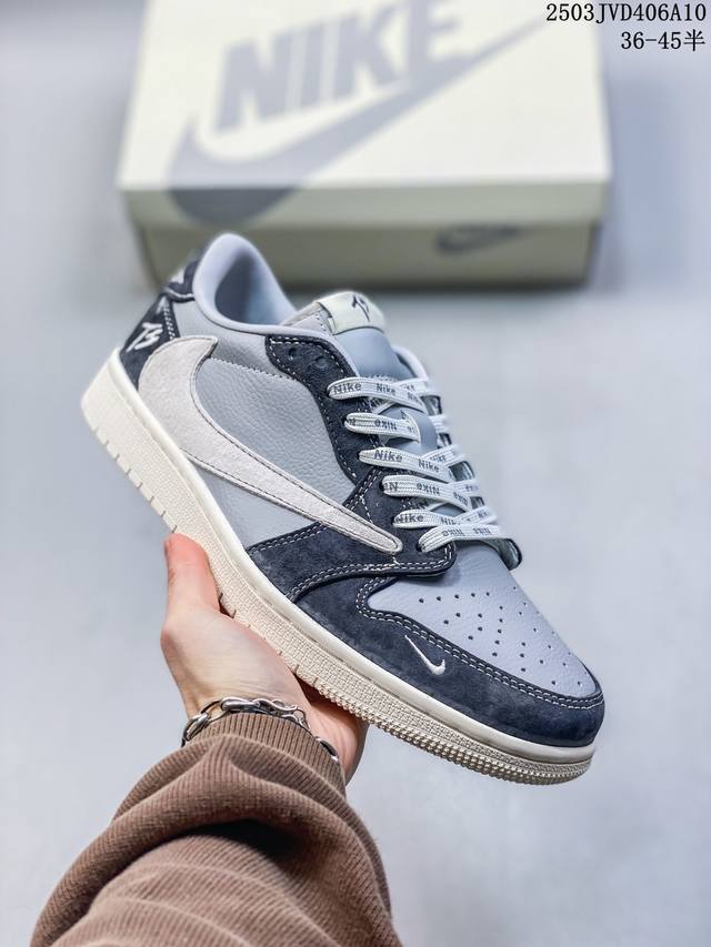 220 海外爆款限量发售！公司级 Travis Scott X Fragment Design X Jordan Air Jordan 1 Low Og Sp - 点击图像关闭