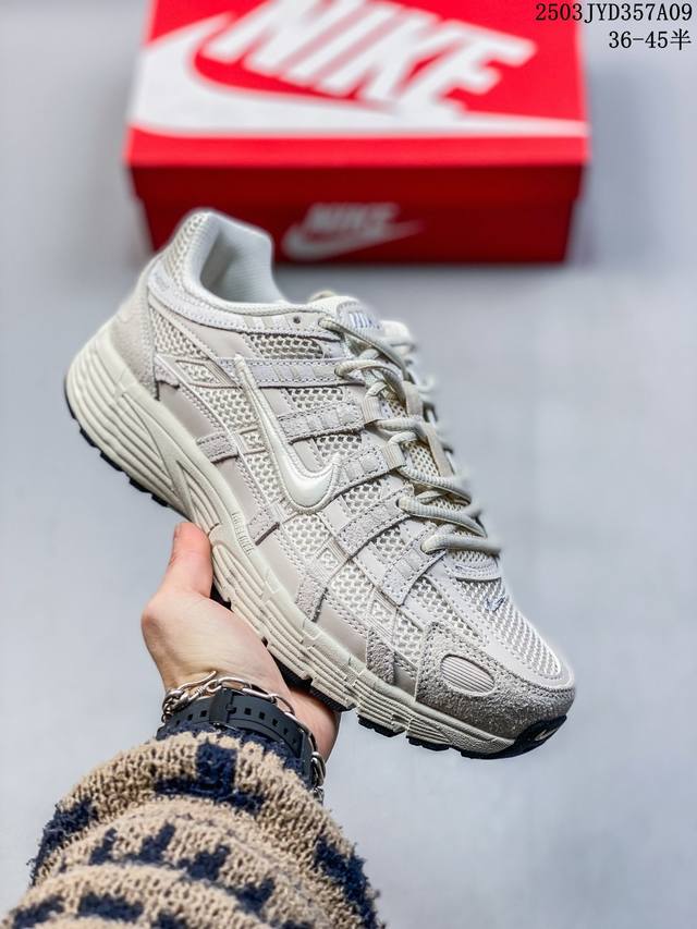 200 【公司级】耐克(Nike)休闲运动鞋P-6000Premium 轻便舒适透气防滑缓震耐磨跑步鞋。P-6000 是一款植根于 2000 年代风格的混合款式