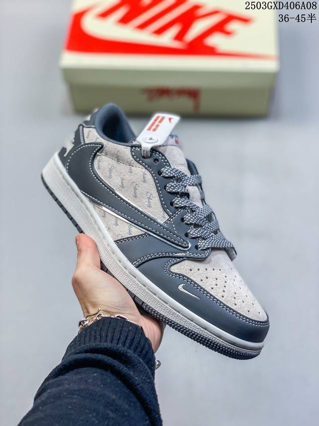 310 海外爆款限量发售！公司级 Travis Scott X Fragment Design X Jordan Air Jordan 1 Low Og Sp