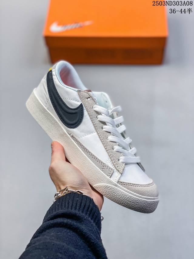 120 核心私 公司级Nk Blazer Mid 77 复古经典开拓者 纯原系列 颇具辨识度的Nike Blazer Mid配色，将于今年回归登场，Swoosh