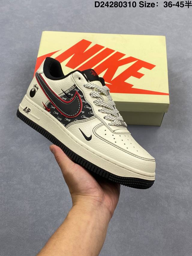 200 公司级Nike Air Force 1‘07 Lv8 原楦头原纸板 打造纯正低帮空军版型 专注外贸渠道 全掌内置蜂窝气垫 原盒配件 原厂中底钢印、拉帮完