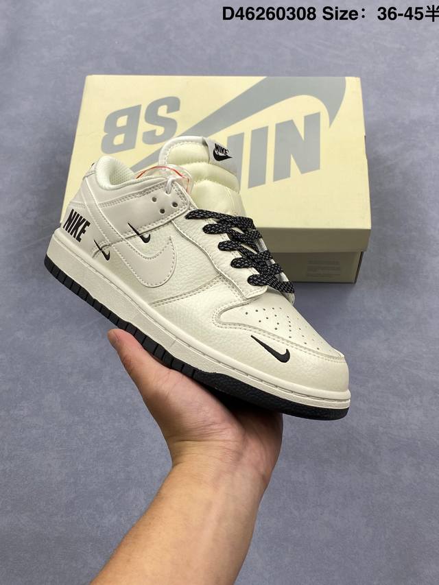 180 史诗级性价比 Nk Sb Dunk Low 联名三勾 米酒红配色 低帮休闲运动滑板板鞋 货号：Nk5639-322 尺码：35 36 36.5 37.5