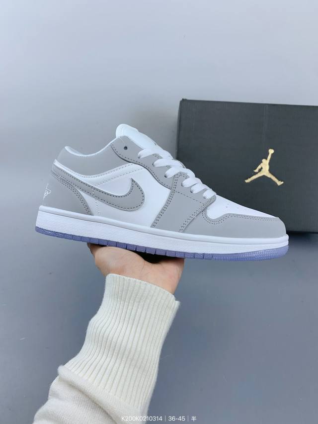 ：90 Air Jordan 1 Low Og "Black And Dark Powder Blue" 低帮 Aj1 乔丹1代 Aj1 乔1 低邦 乔丹篮球