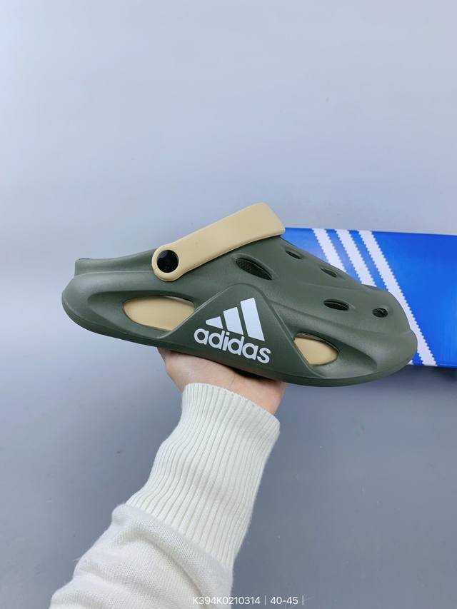 ：90 Adidas Adilette Pride 阿迪 三叶草 情侣款 运动休闲拖鞋沙滩鞋 Size：如图 编码：K394K0210314