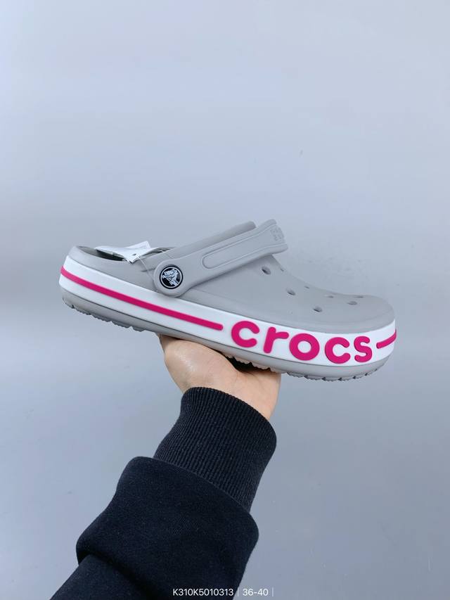 ：70 Crocs洞洞鞋卡洛驰情侣沙滩包头凉拖男女鞋 Size：如图 编码：K310K5010313 - 点击图像关闭