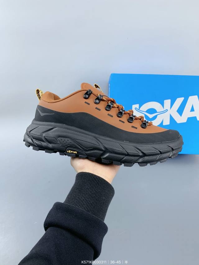 ：330 公司级Hoka One One Tor Summit 休闲美观 低帮跑步鞋 原装轻量化材料 Fresh Foam超轻量中底 全部用料过3C认证 滚动