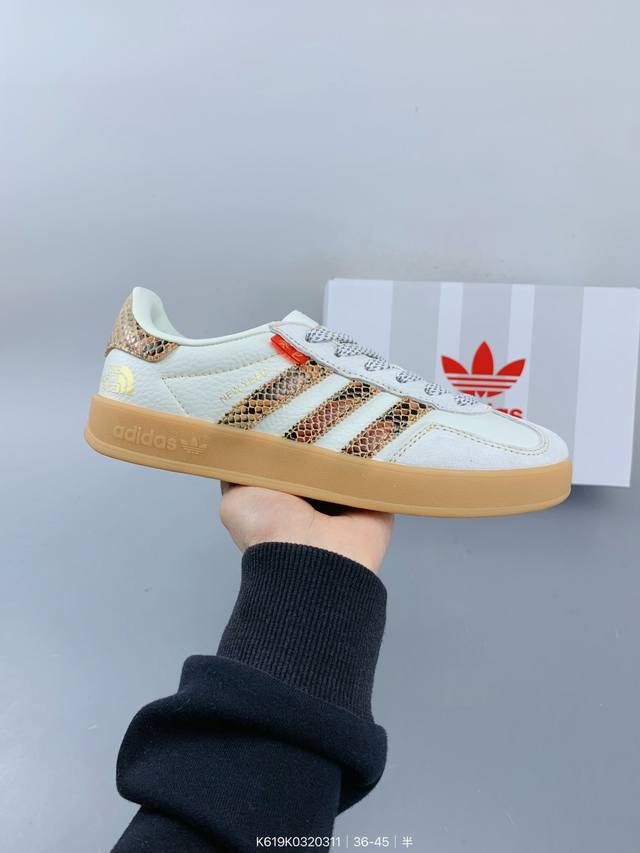 ：230 Adidas 德训鞋 “北面联名-癸巳”高端定制 大厂纯原品质出货 超高清洁度 细节完美 舒适百搭 低帮休闲板鞋 男女同款 Size：如图 编码：K6