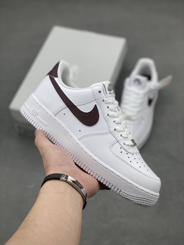 本地自取260 海外限量发售！公司级Nike Air Force 1 '07 Low 空军一号 低帮 运动鞋 休闲鞋 折边针车 工艺难度大 原楦头原纸板 原装鞋