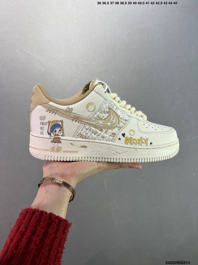 300 核心私 公司级Nike Air Force 1 Low 小香风空军一号低帮运动休闲板鞋 原楦头原纸板 打造纯正空军版型#专注外贸渠道 全掌内置蜂窝气垫