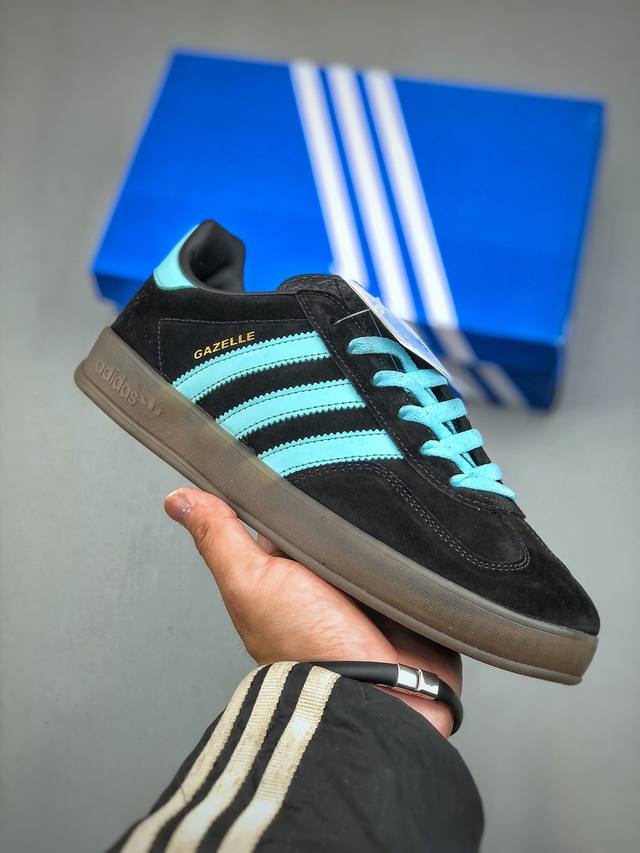 160 Ad Gazelle Indoor Trainers 羚羊内训系列低帮复古百搭休闲运动德训风板鞋 Jr7112 90年代经典的复刻版！自60年代以足球训 - 点击图像关闭