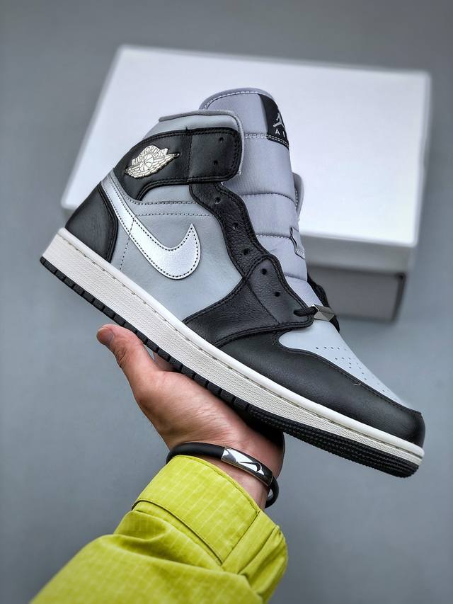 Dt纯原 Nike Air Jordan 1 Mid 黑灰银中帮文化休闲板鞋 Fb989 02 #市售最高品质 原鞋开发 大厂代工流水线打造 公司货既视感 细节